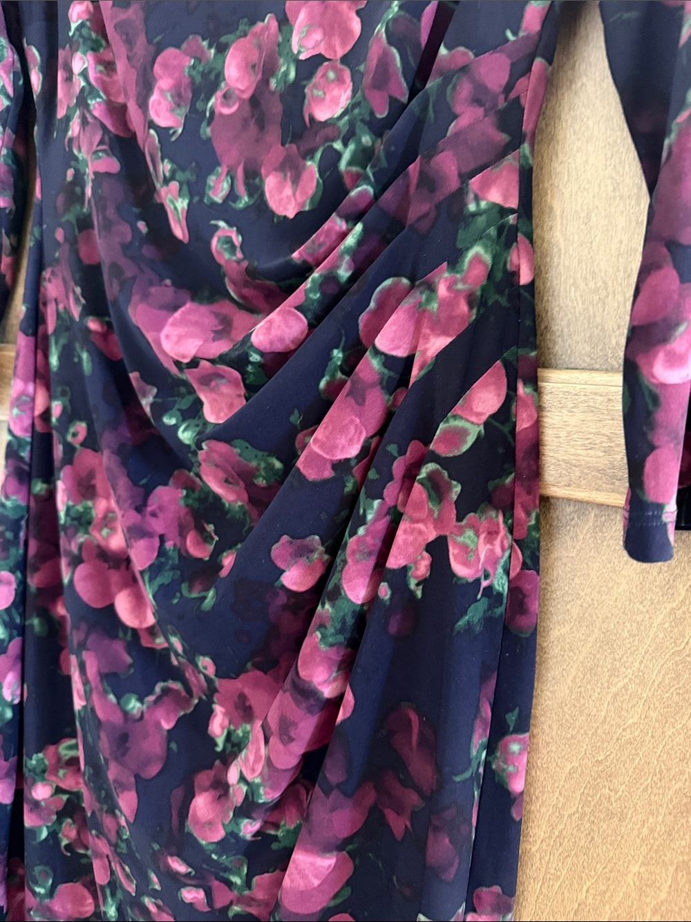 Chaps (Ralph Lauren) 3/4 sleeve ruched sheath dress. - Picture 2 of 11
